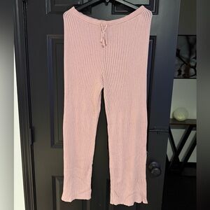 Wild Fable Blush Ribbed Knit Pants